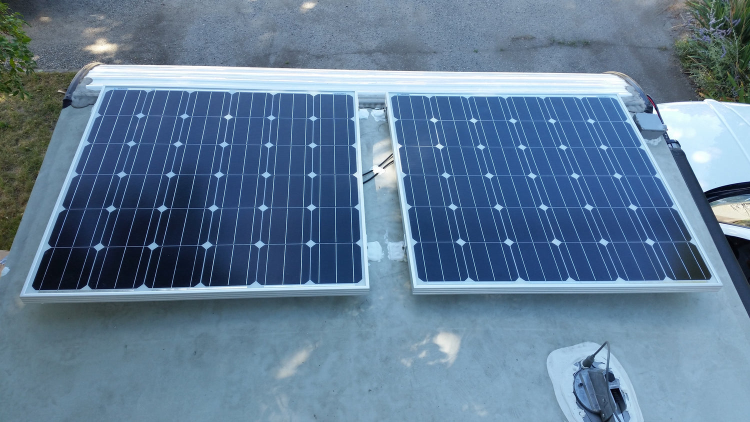 customer installed solar panels