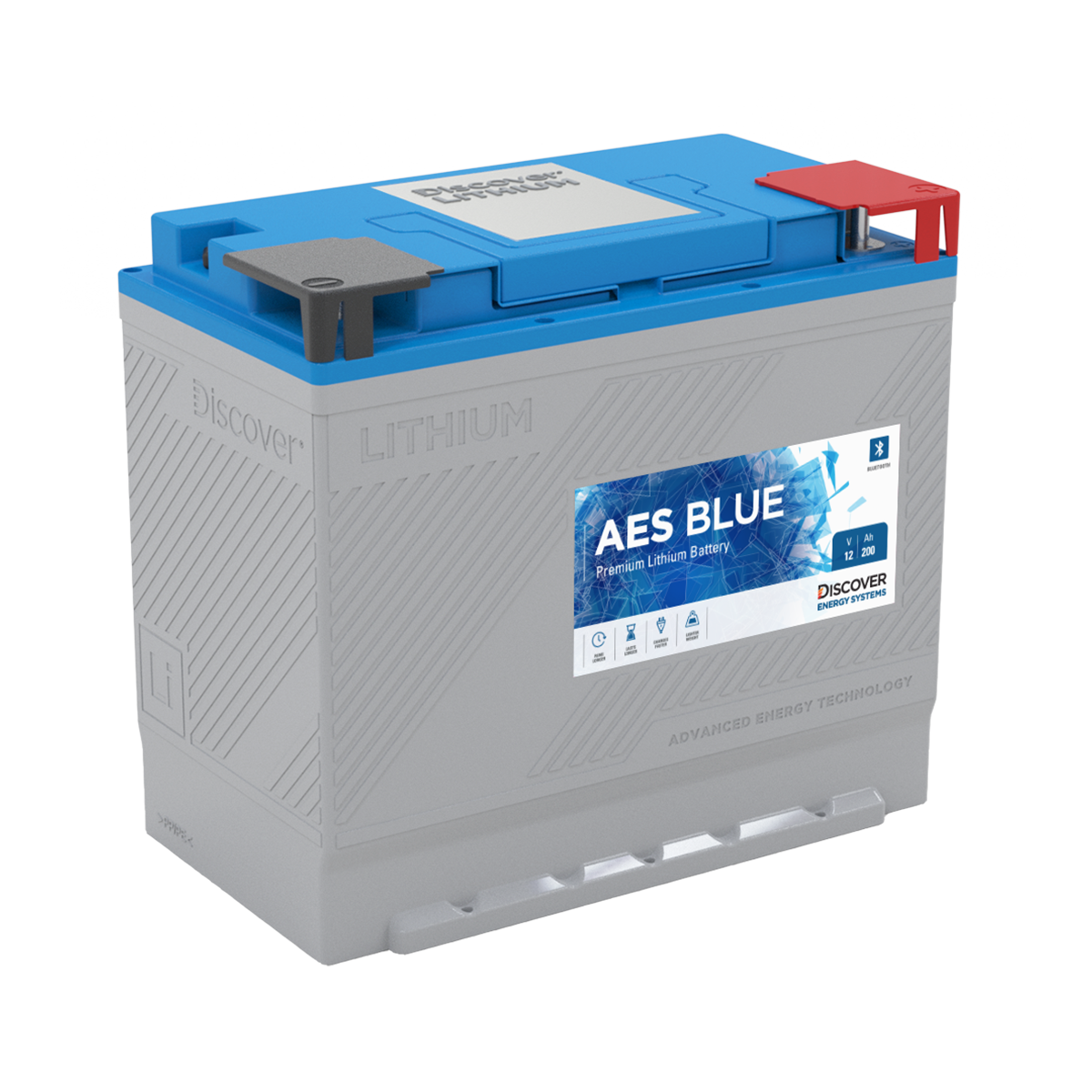 DLB-GC12-12V 12.8V 200 amp-hour battery with BMS and Bluetooth