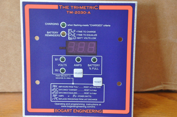 TM-2030 TriMetric Battery Monitor (without shunt)